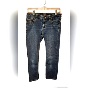 White House Black Market Blue Ankle Jeans